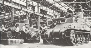 tank production world war II