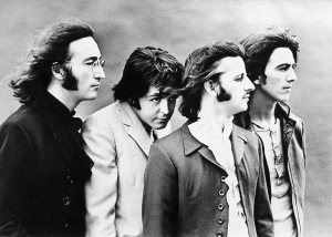 beatles black and white