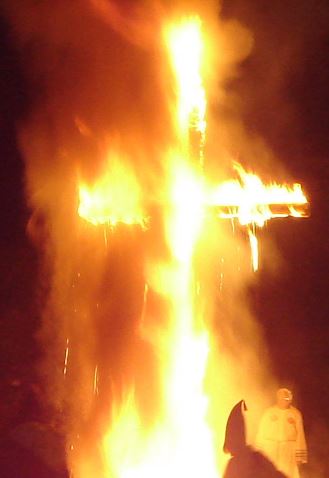 burning cross