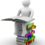 Pillsbury doughboy sitting on books needs help