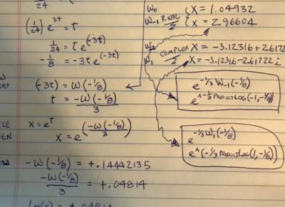 LAMBERT W FUNCTION